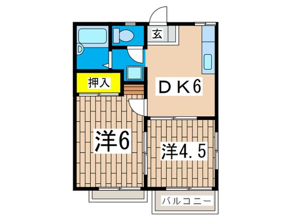 グリーンハイツ上永谷の物件間取画像